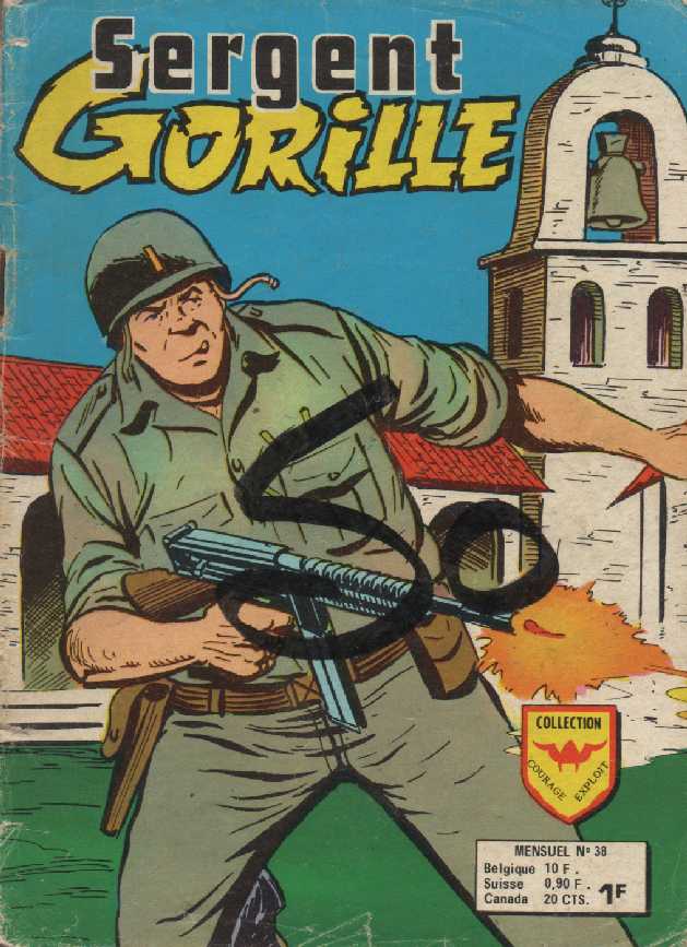 Scan de la Couverture Sergent Gorille n 38